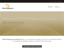 Tablet Screenshot of globalridgewayholdings.com